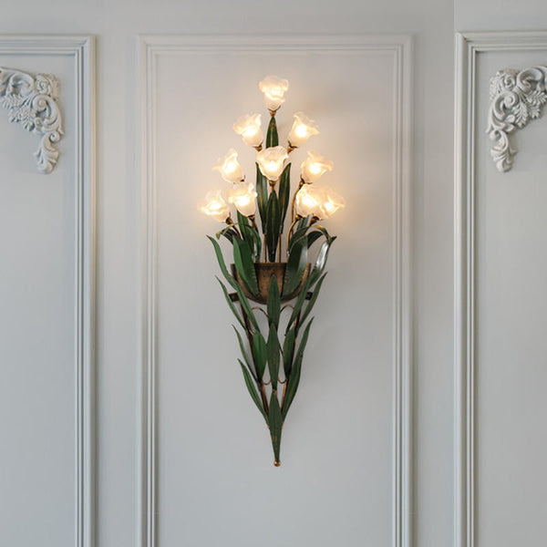 Blossom Elegance Floral Wall Sconce