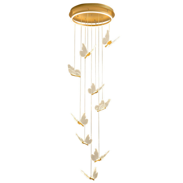 Flutter Glow Butterfly LED Pendant Light – Whisper of Magic
