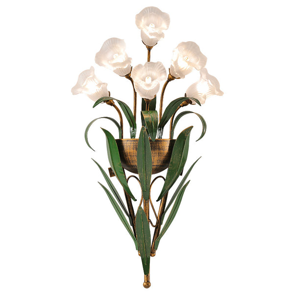 Blossom Elegance Floral Wall Sconce