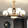 Jade Palace 12-Arm Luxury Chandelier – Timeless Chinese-Inspired Opulence