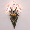 Blossom Elegance Floral Wall Sconce