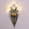 Blossom Elegance Floral Wall Sconce