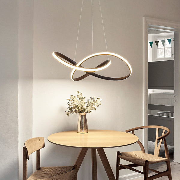 Infinity Loop LED Pendant Light – Eternal Elegance in Motion