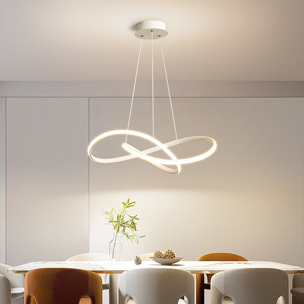Infinity Loop LED Pendant Light – Eternal Elegance in Motion